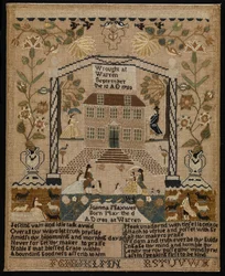 Stickmustertuch, 1793